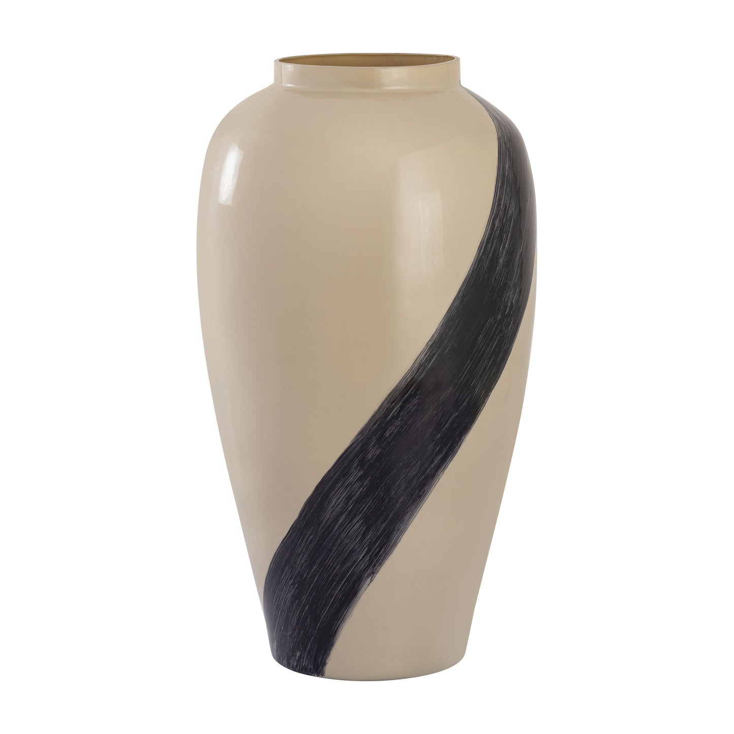 ELK SIGNATURE H0897-10973 Brushstroke Vase - Small Cream