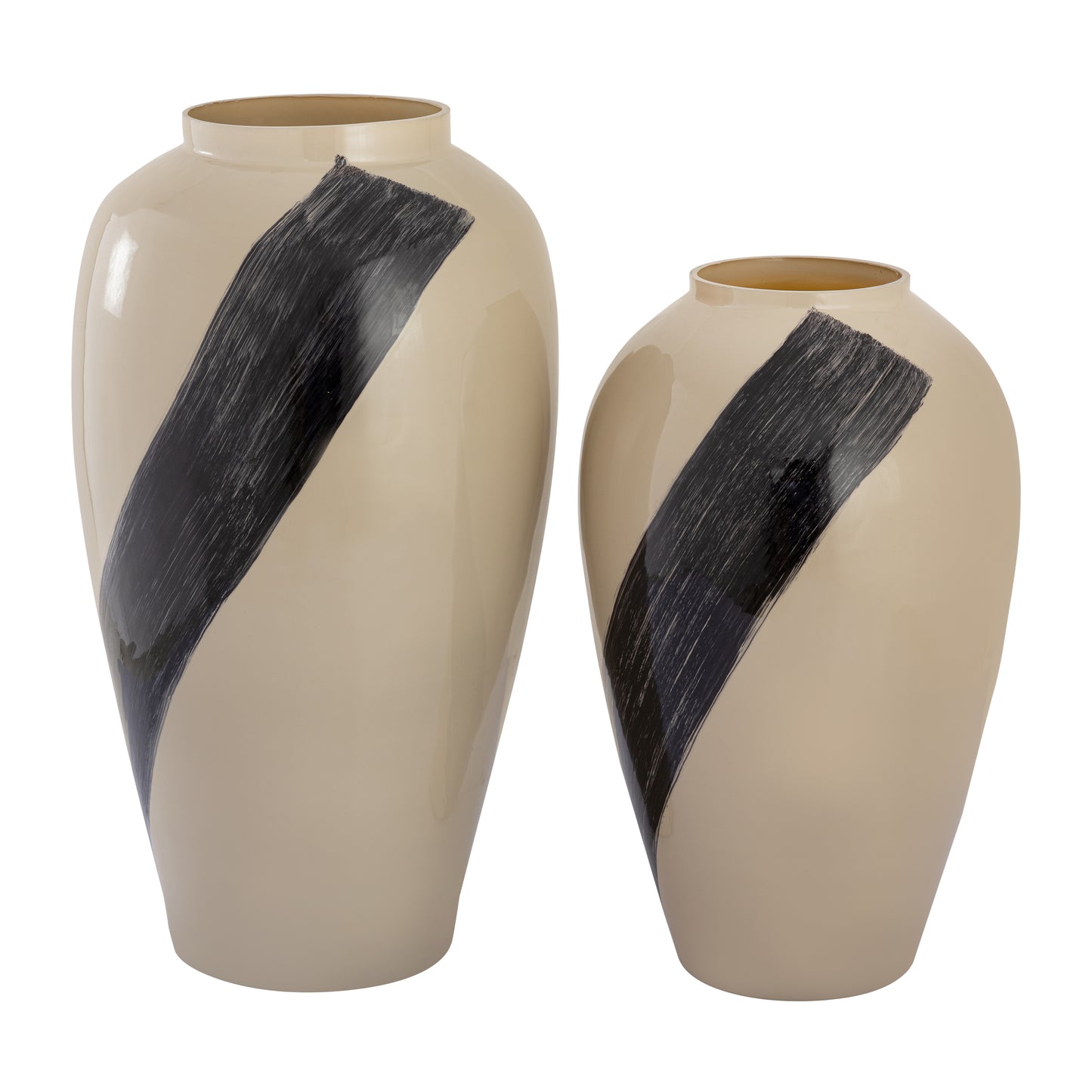 ELK SIGNATURE H0897-10973 Brushstroke Vase - Small Cream