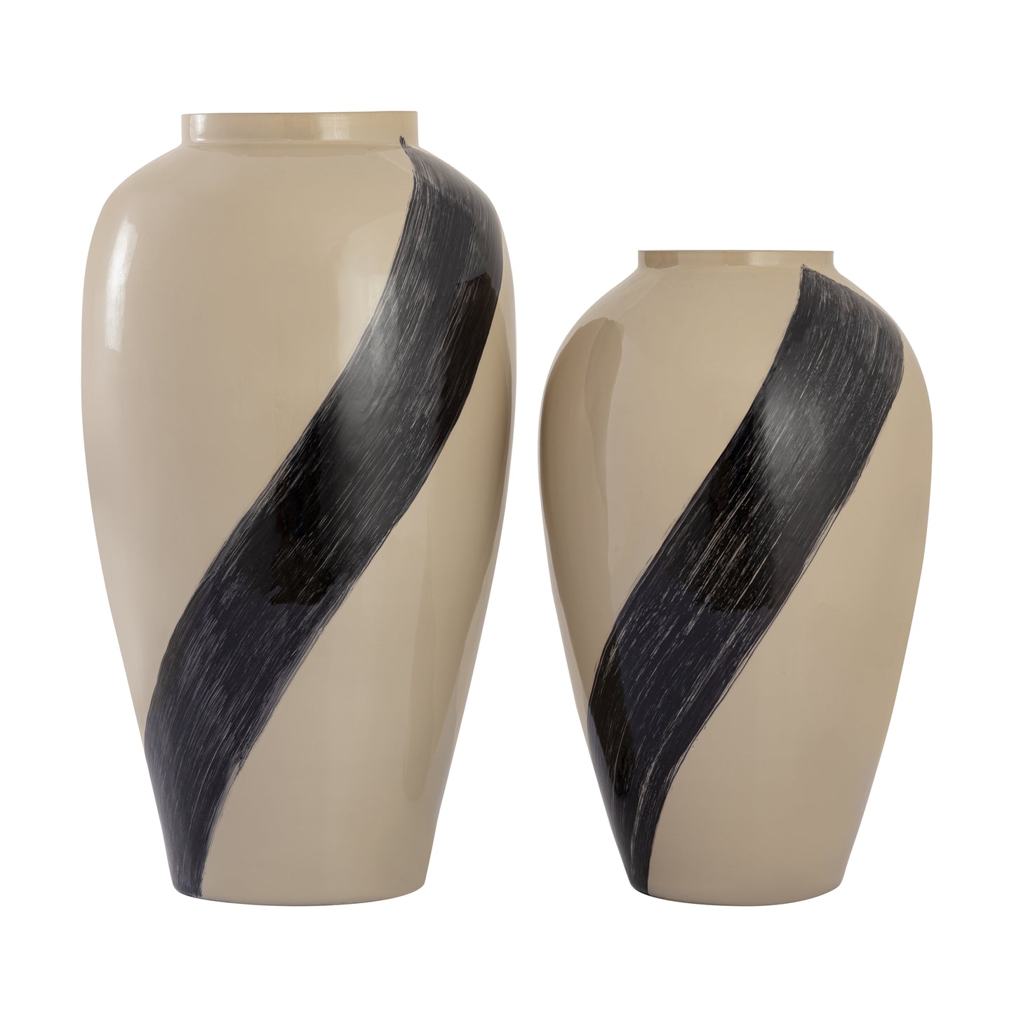 ELK SIGNATURE H0897-10974 Brushstroke Vase - Large Cream