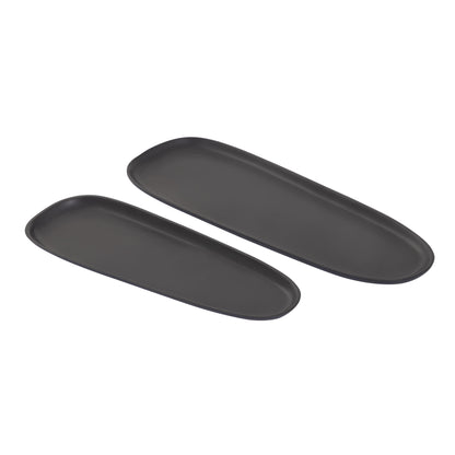 ELK SIGNATURE H0897-9845/S2 Blain Tray - Set of 2 Matte Black