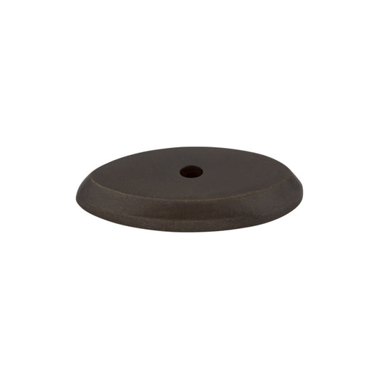 TOP KNOBS M1437 Aspen Oval Knob Backplate - Medium Bronze