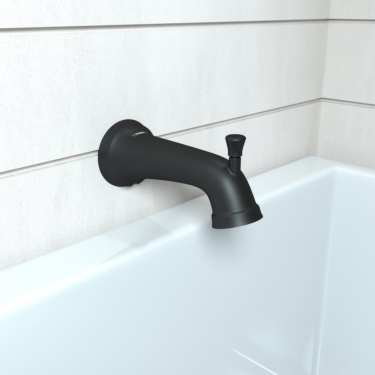 HANSGROHE 04775670 Joleena Tub Spout with Diverter - Matte Black