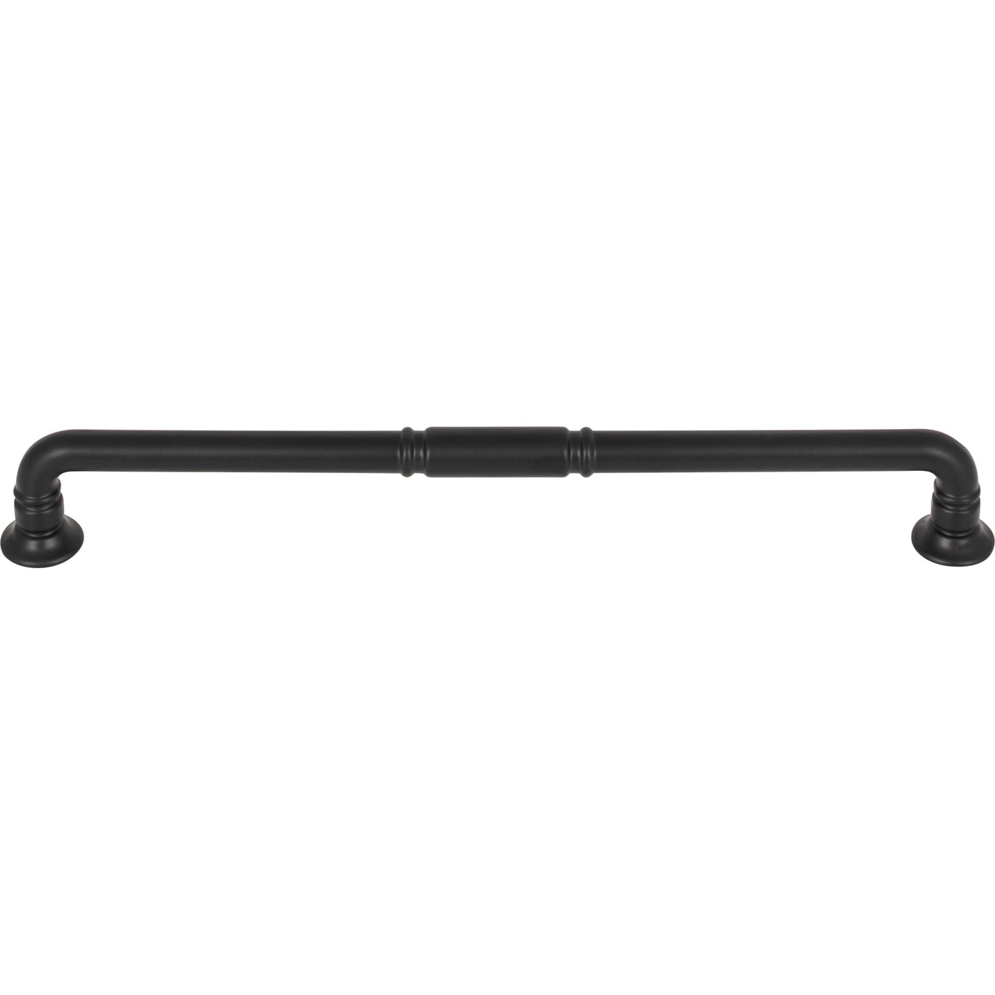 TOP KNOBS TK1006BLK Kent 8 13/16" Center to Center Bar Pull - Flat Black