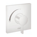 HANSGROHE 15724701 Ecostat Square Pressure Balance Trim - Matte White