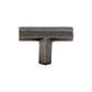 TOP KNOBS TK790AG Lydia 1 3/4" Length Geometric Knob - Ash Gray