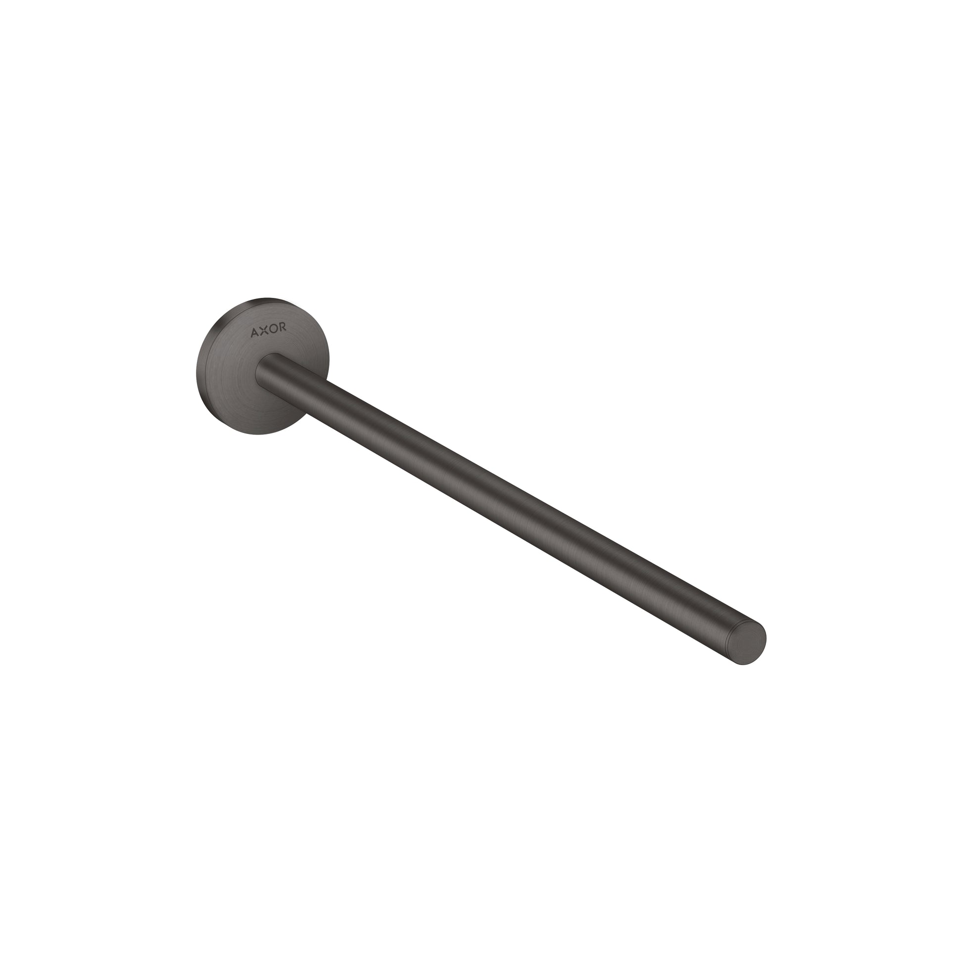 AXOR 42826340 Universal Circular Towel Bar, 14" - Brushed Black Chrome