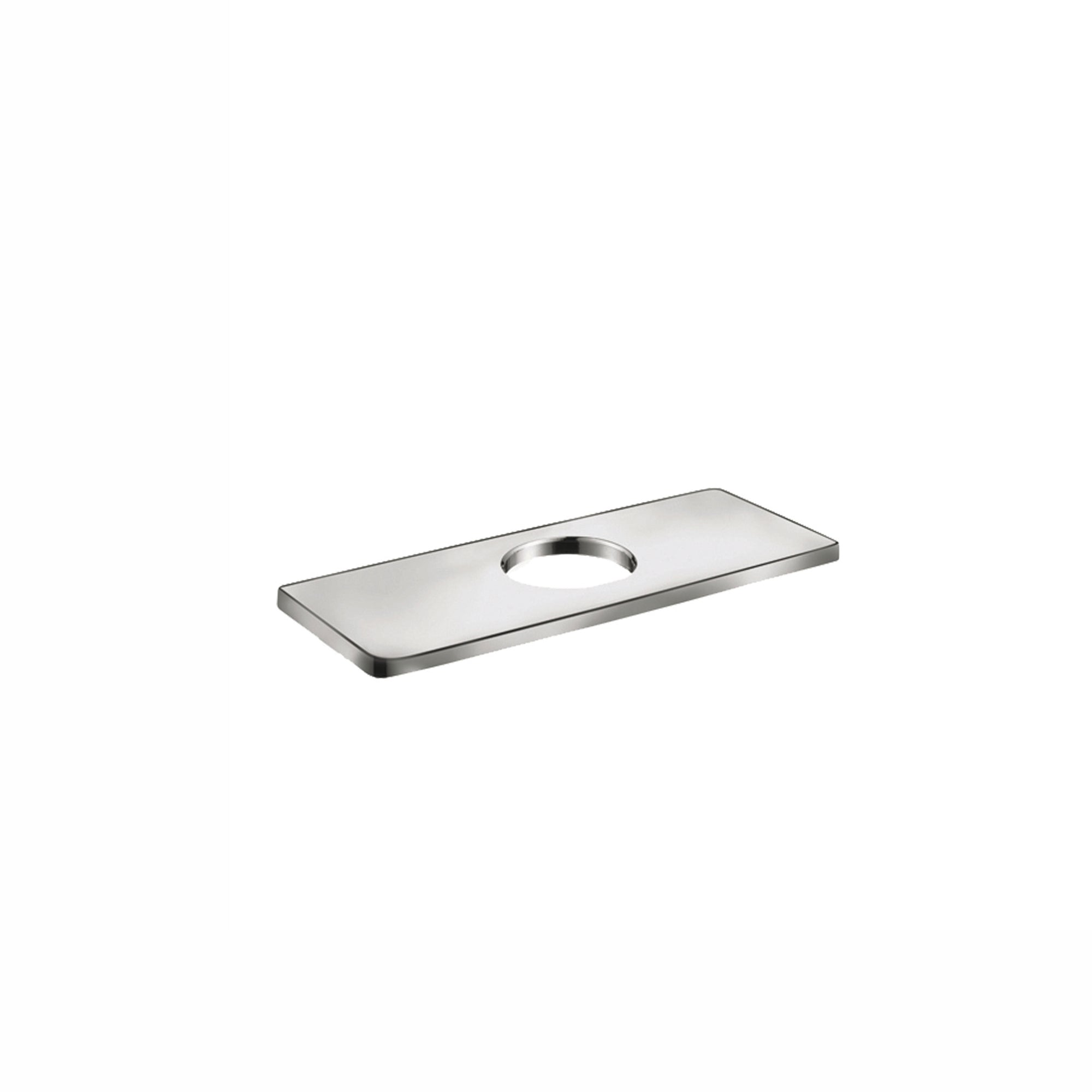 HANSGROHE 04565000 E&S Accessories Base Plate for Modern Single-Hole Faucets, 6" - Chrome