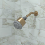 HANSGROHE 28496141 Clubmaster Showerhead 3-Jet, 2.5 GPM - Brushed Bronze