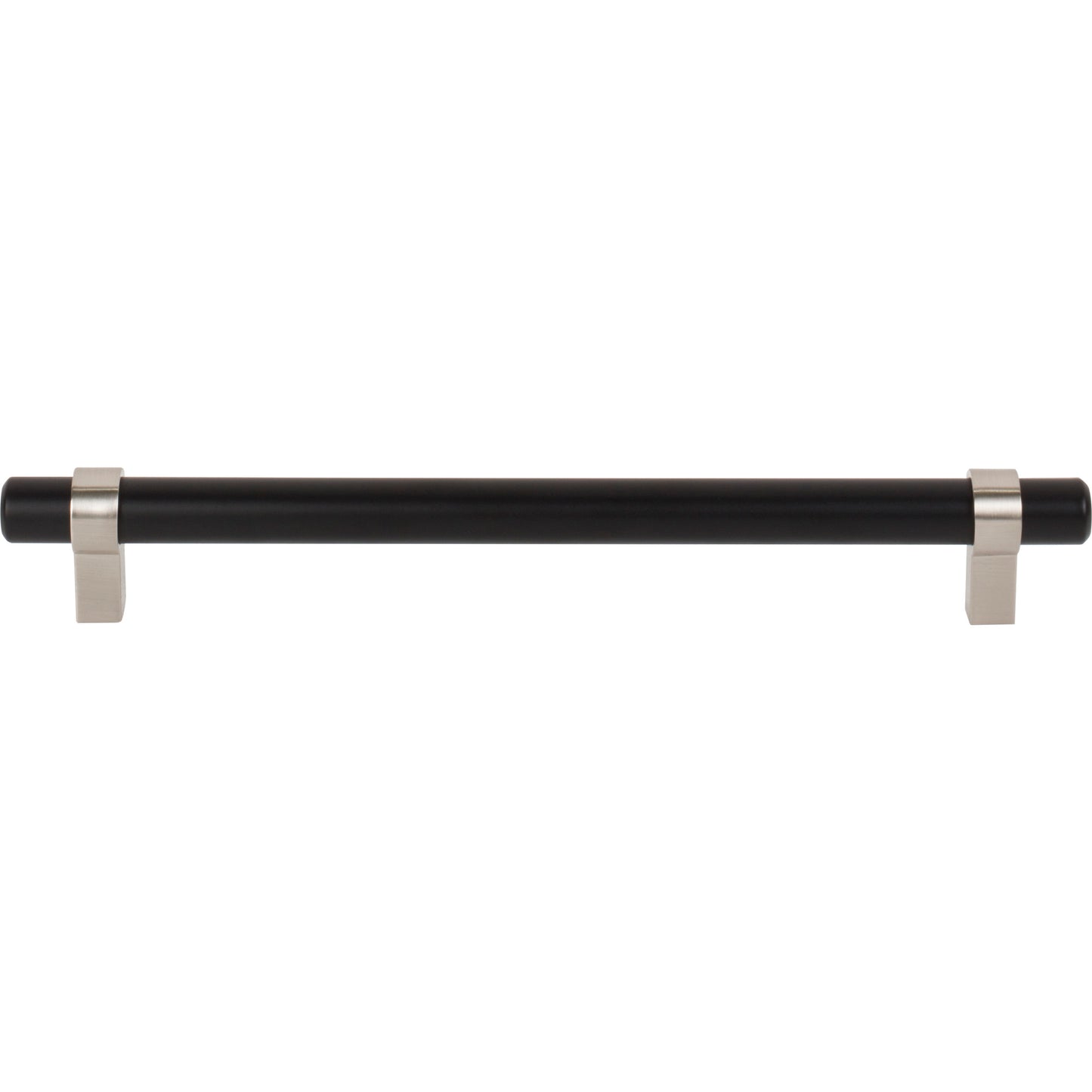 JEFFREY ALEXANDER 5192MBSN Key Grande 192 mm Center-to-Center Bar Pull - Matte Black w/Satin Nickel