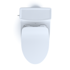 TOTO MS624234CEFG#01 Legato One-Piece Elongated 1.28 Gpf Toilet With Cefiontect And Softclose Seat - Cotton White
