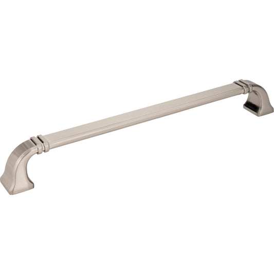 JEFFREY ALEXANDER 165-12SN Ella 12" Center-to-Center Appliance Pull - Satin Nickel