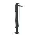 HANSGROHE 32532671 Metropol Freestanding Tub Filler Trim with Lever Handle and 1.75 GPM Handshower - Matte Black