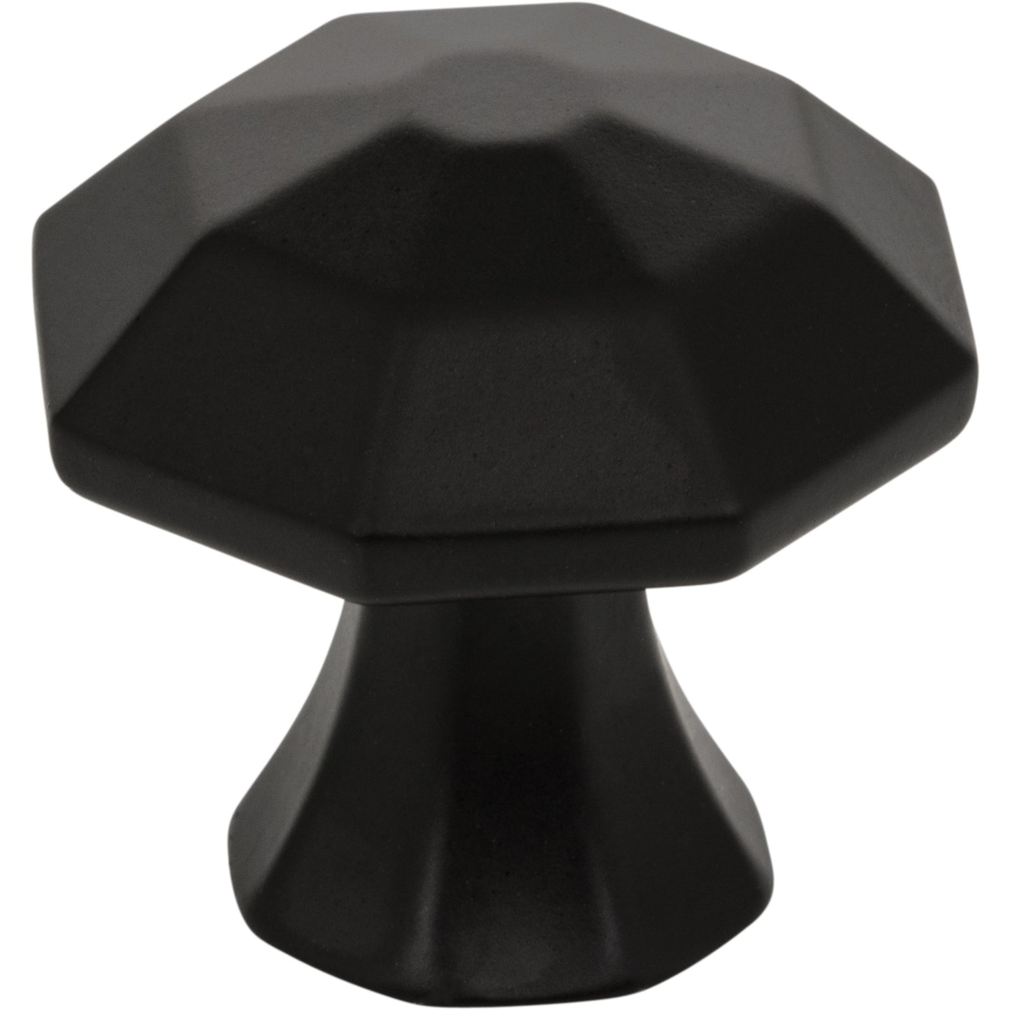 JEFFREY ALEXANDER 678MB Wheeler 1-1/4" Length Geometric Knob - Matte Black