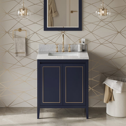 JEFFREY ALEXANDER VN2PER-30-BL-NT 30" Hale Blue Percival Vanity - Hale Blue