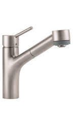 HANSGROHE 06462860 Talis S Kitchen Faucet, 2-Spray Pull-Out, 1.75 GPM - Stainless Steel Optic