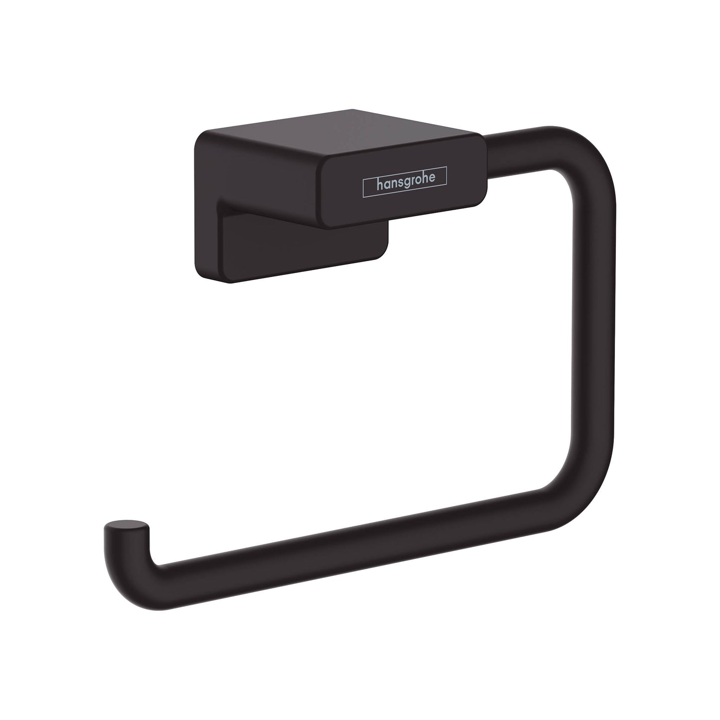 HANSGROHE 41771670 AddStoris Toilet Paper Holder without Cover - Matte Black