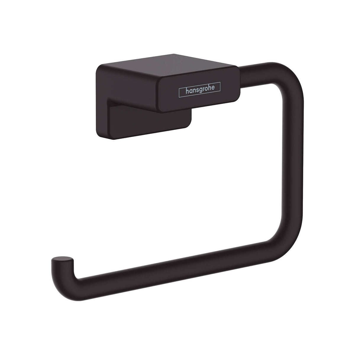 HANSGROHE 41771670 AddStoris Toilet Paper Holder without Cover - Matte Black