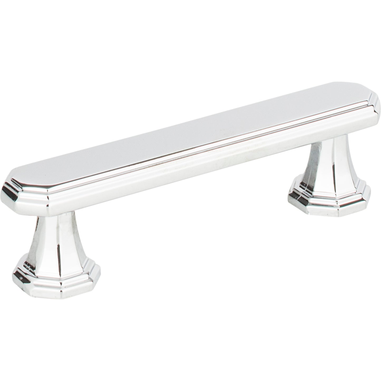 ATLAS 320-CH Dickinson 3" Center to Center Bar Pull - Polished Chrome