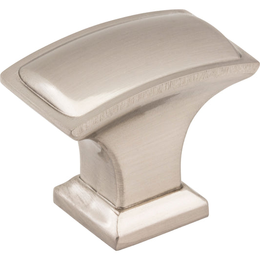 JEFFREY ALEXANDER 435L-SN Annadale 1-1/2" Length Rectangle Knob - Satin Nickel