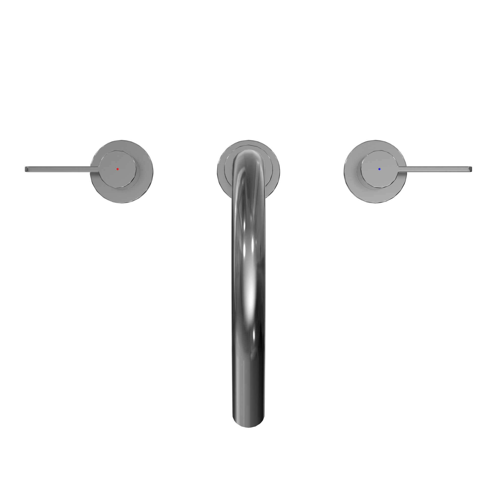 TOTO TBG11201UA#CP Gf Two Lever Handle Deck-Mount Roman Tub Filler Trim - Polished Chrome