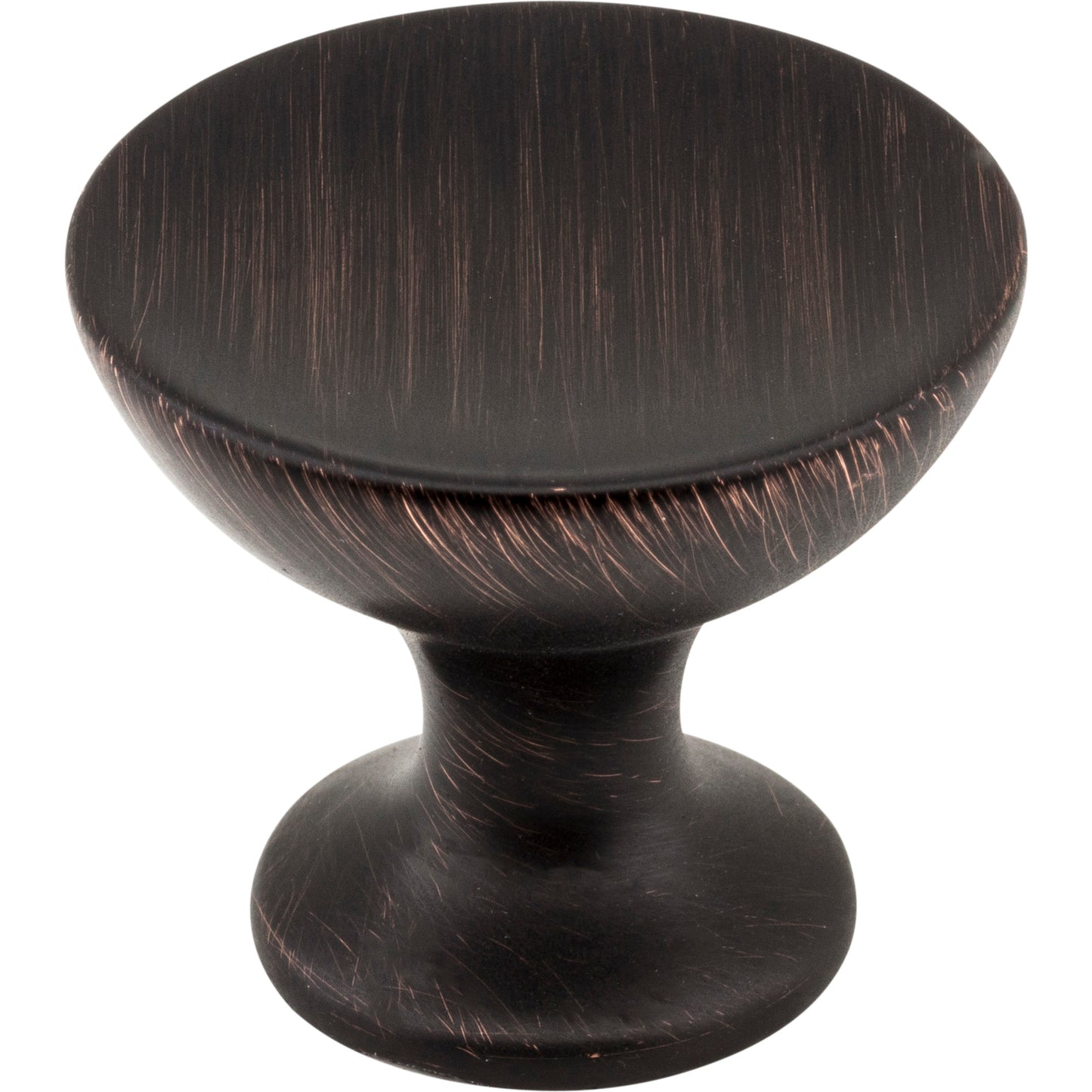 JEFFREY ALEXANDER 667L-DBAC Rae 1-3/8" Diameter Mushroom Knob , Brushed Oil Rubbed Bronze