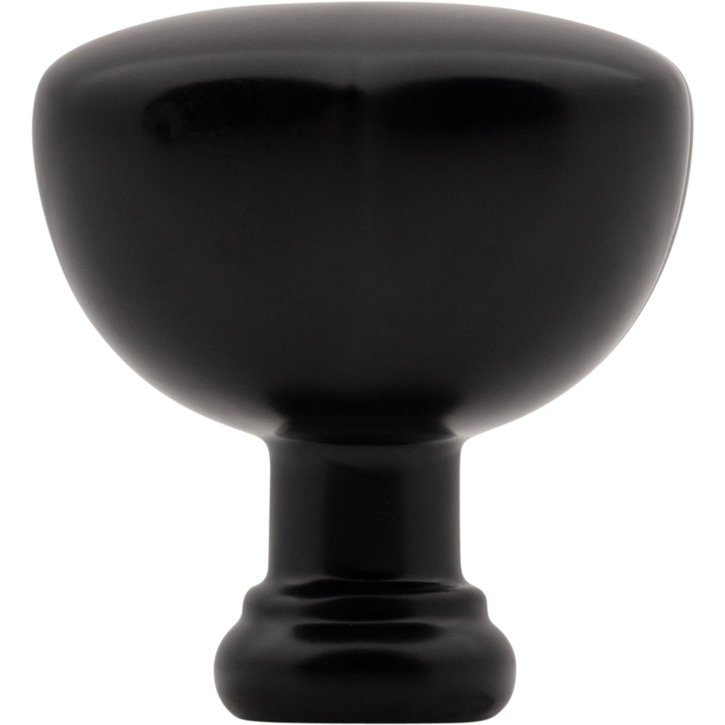 JEFFREY ALEXANDER 686L-MB Southerland 1-1/2" Length Round Knob - Matte Black