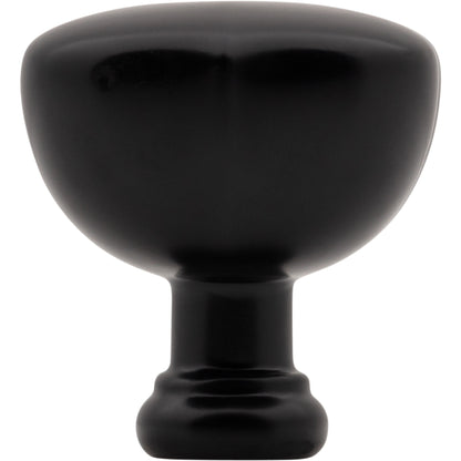 JEFFREY ALEXANDER 686L-MB Southerland 1-1/2" Length Round Knob - Matte Black