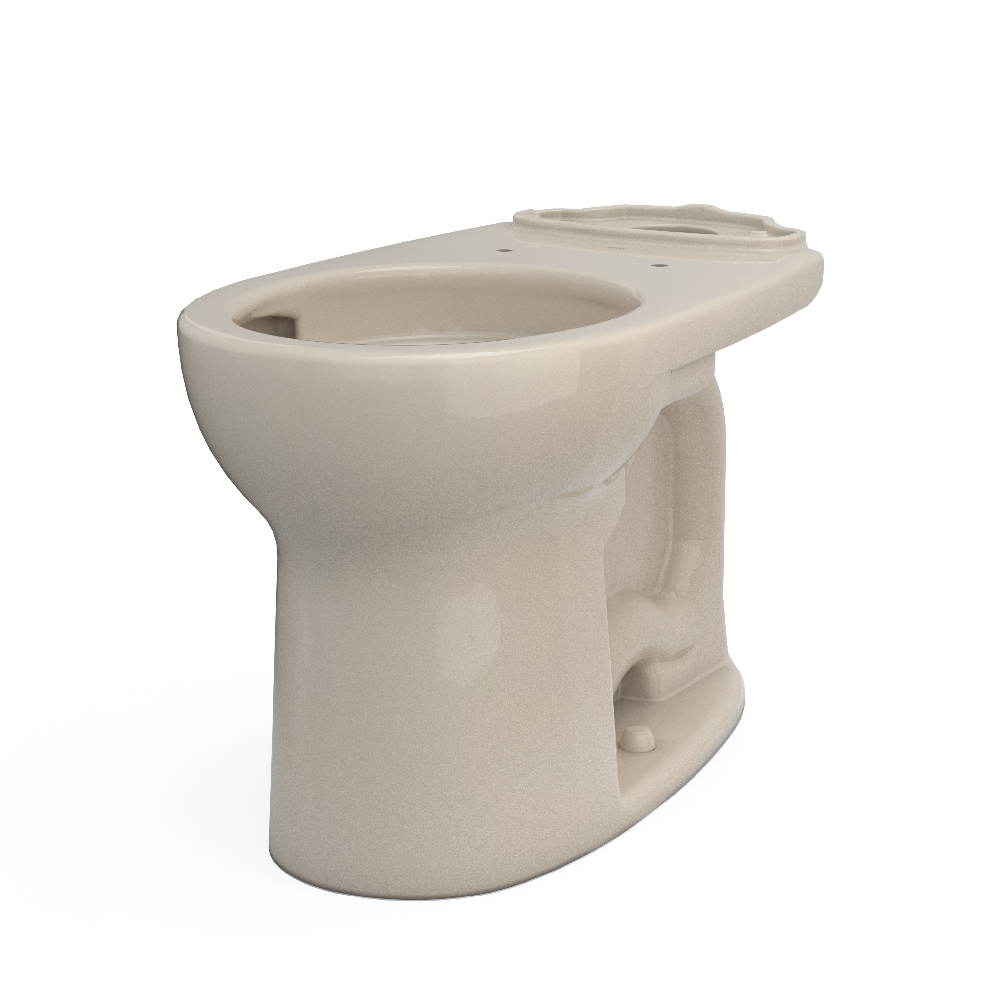 TOTO C775CEFG#03 Drake Round Tornado Flush Toilet Bowl With Cefiontect - Bone
