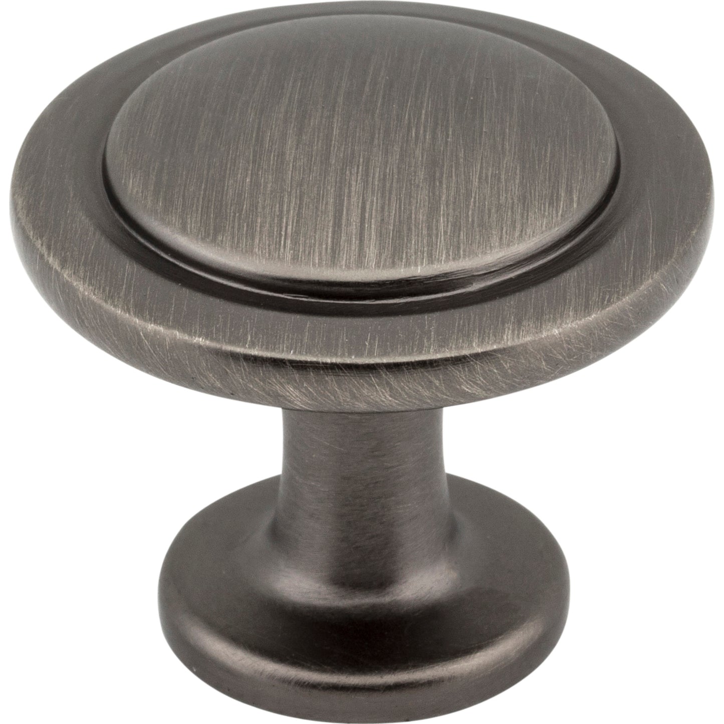 ELEMENTS 3960-BNBDL Gatsby 1-1/4" Diameter Mushroom Knob - Brushed Pewter