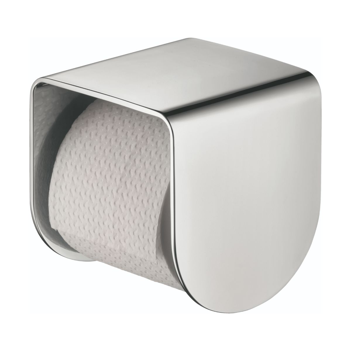 AXOR 42436820 Universal SoftSquare Toilet Paper Holder - Brushed Nickel