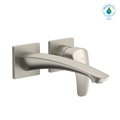 TOTO TLG09308U#BN Gm 1.2 Gpm Wall-Mount Single-Handle Long Bathroom Faucet With Comfort Glide Technology - Brushed Nickel