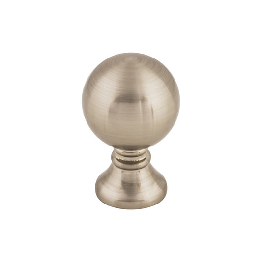 TOP KNOBS TK801BSN Kara 1" Diameter Round Knob - Brushed Satin Nickel