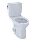 TOTO CST454CUFG#01 Drake II 1G Two-Piece Elongated 1.0 GPF Universal Height Toilet with CEFIONTECT , Cotton White