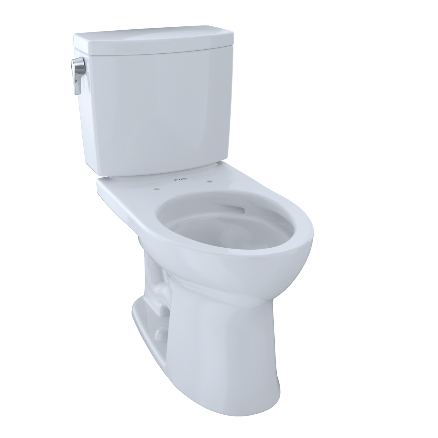 TOTO CST454CUFG#01 Drake II 1G Two-Piece Elongated 1.0 GPF Universal Height Toilet with CEFIONTECT , Cotton White