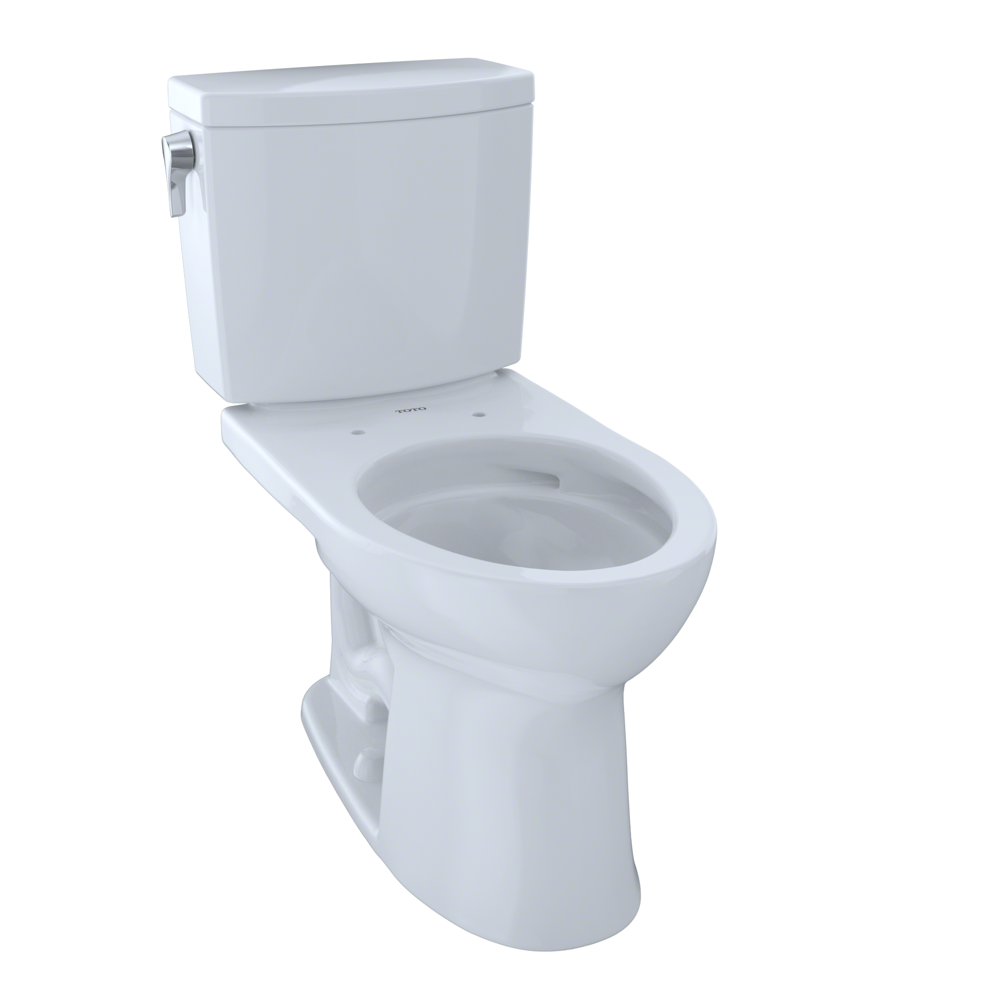 TOTO CST454CUFG#01 Drake II 1G Two-Piece Elongated 1.0 GPF Universal Height Toilet with CEFIONTECT , Cotton White