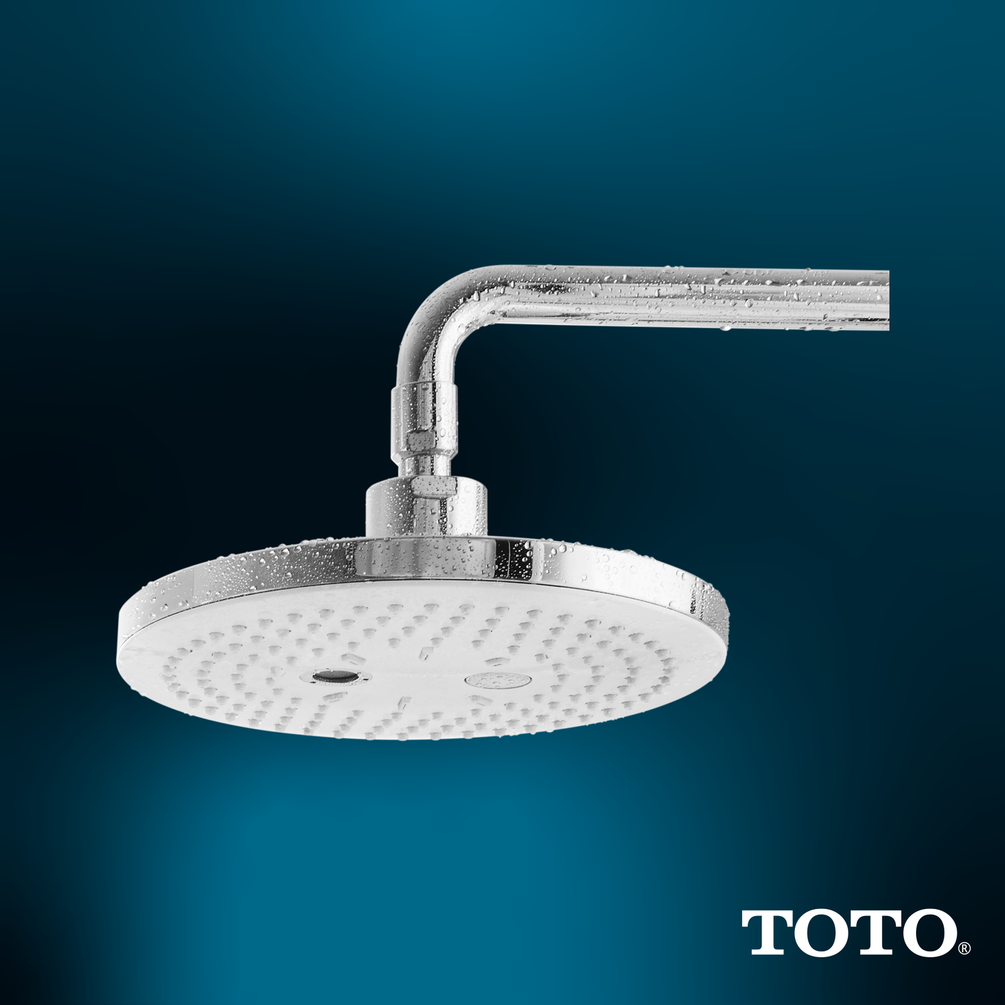 TOTO TBW01004U1#CP G Series 2.5 Gpm Two Spray Function 8.5 Inch Round Showerhead With Comfort Wave And Warm Spa - Polished Chrome