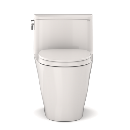 TOTO MS642124CEFG#11 Nexus One-Piece Elongated 1.28 Gpf Universal Height Toilet With Cefiontect And Ss124 Softclose Seat - Colonial White