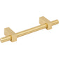 JEFFREY ALEXANDER 478-96BG Larkin 1 96 mm Center-to-Center Bar Pull - Brushed Gold