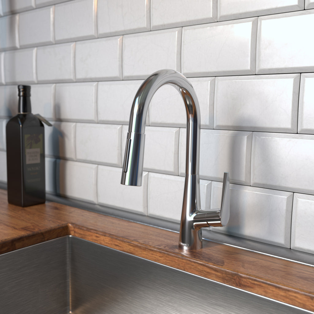 HANSGROHE 72815001 Talis S Prep Kitchen Faucet, 2-Spray Pull-Down, 1.75 GPM - Chrome