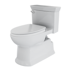 TOTO MS964124CEFG#01 Soiree One Piece Elongated 1.28 Gpf Universal Height Skirted Toilet With Cefiontect - Cotton White