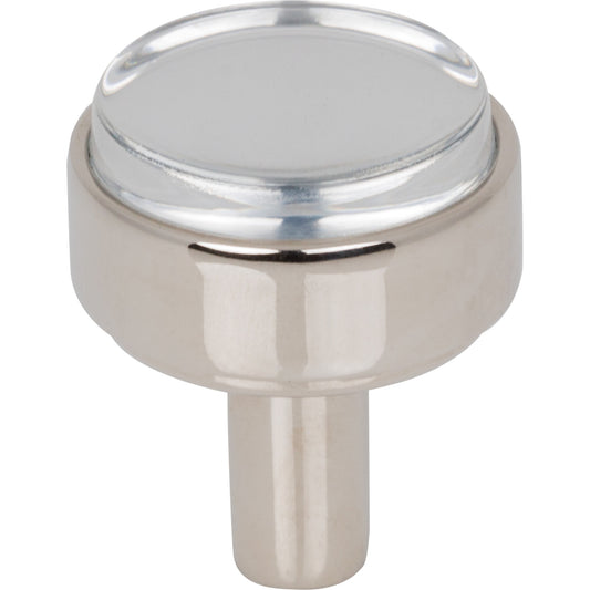 JEFFREY ALEXANDER 775NI Carmen 1-1/8" Diameter Mushroom Knob - Polished Nickel