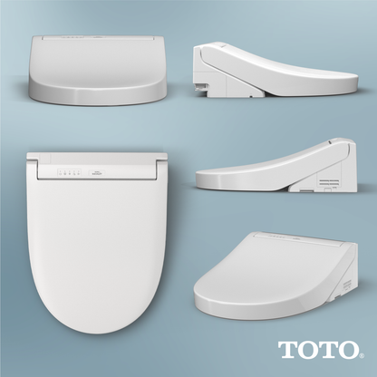 TOTO SW3083#01 Washlet C5 Electronic Bidet Toilet Seat With Premist And Ewater+ Wand Cleaning - Cotton White