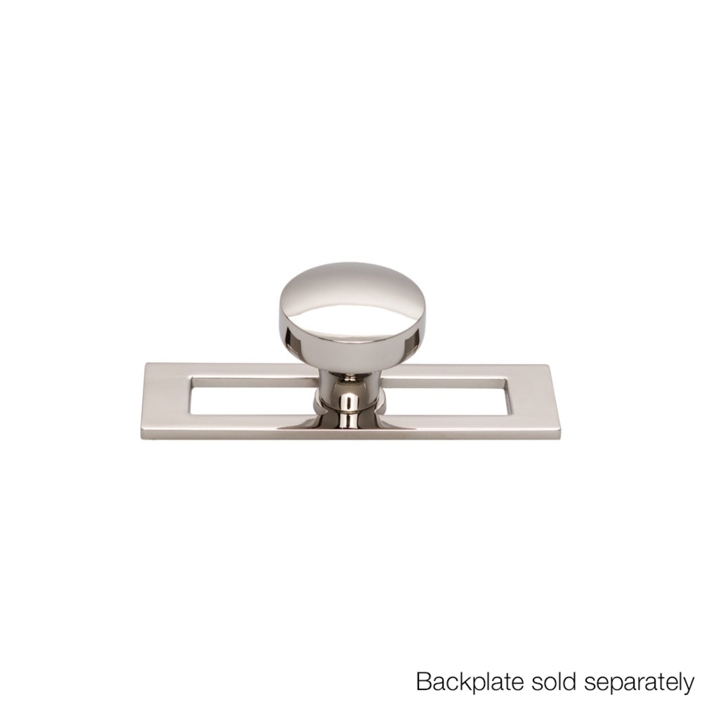 TOP KNOBS TK902PN Kinney 1 1/2" Diameter Round Knob - Polished Nickel