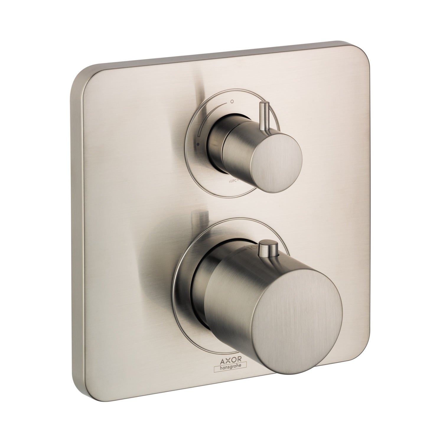 AXOR 34705821 Citterio M Thermostatic Trim with Volume Control - Brushed Nickel