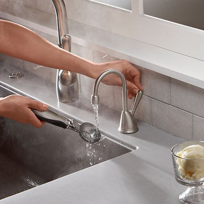 INSINKERATOR HC-VIEWSN-SS HC VIEW Satin Nickel Hot Water Dispenser-SS Tank