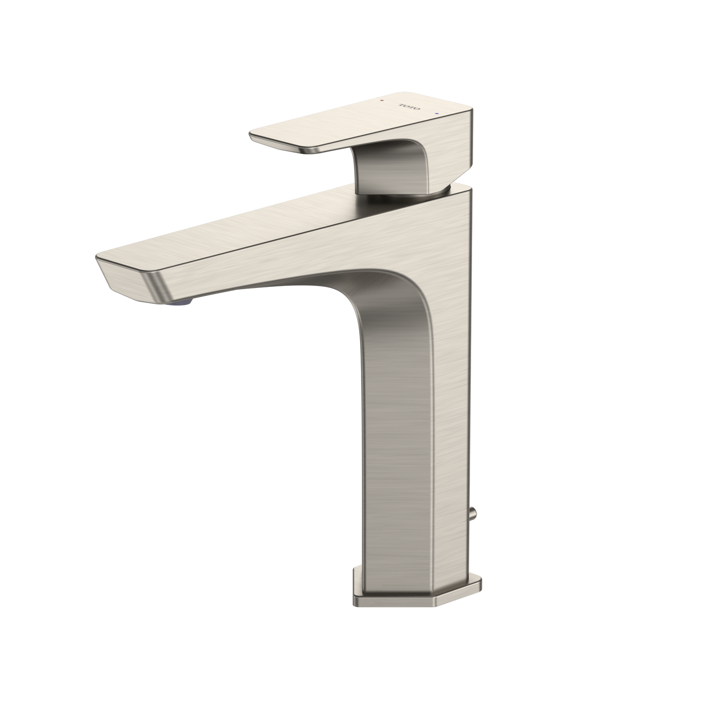 TOTO TLG07303U#BN GE 1.2 GPM Single Handle Semi-Vessel Bathroom Sink Faucet with COMFORT GLIDE Technology , Brushed Nickel