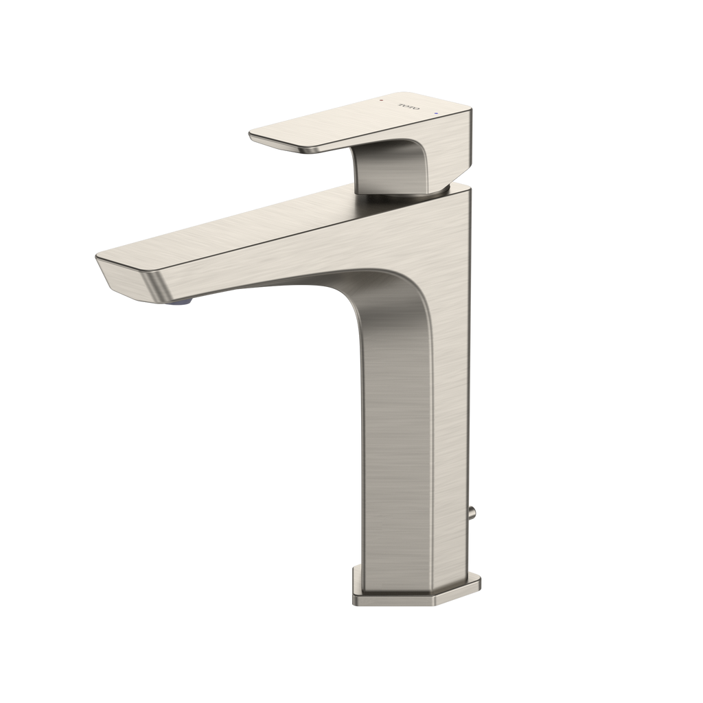 TOTO TLG07303U#BN Ge 1.2 Gpm Single Handle Semi-Vessel Bathroom Sink Faucet With Comfort Glide Technology - Brushed Nickel