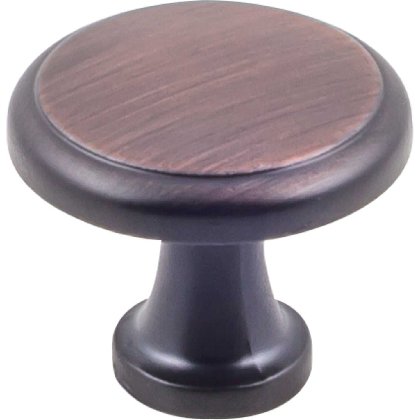 KASAWARE K997BORB-4 1-3/16" Diameter Mushroom Knob - Brushed Oil Rubbed Bronze