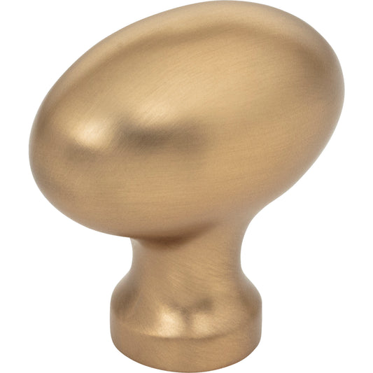 JEFFREY ALEXANDER 3991SBZ Lyon 1-9/16" Length Oval Knob - Satin Bronze