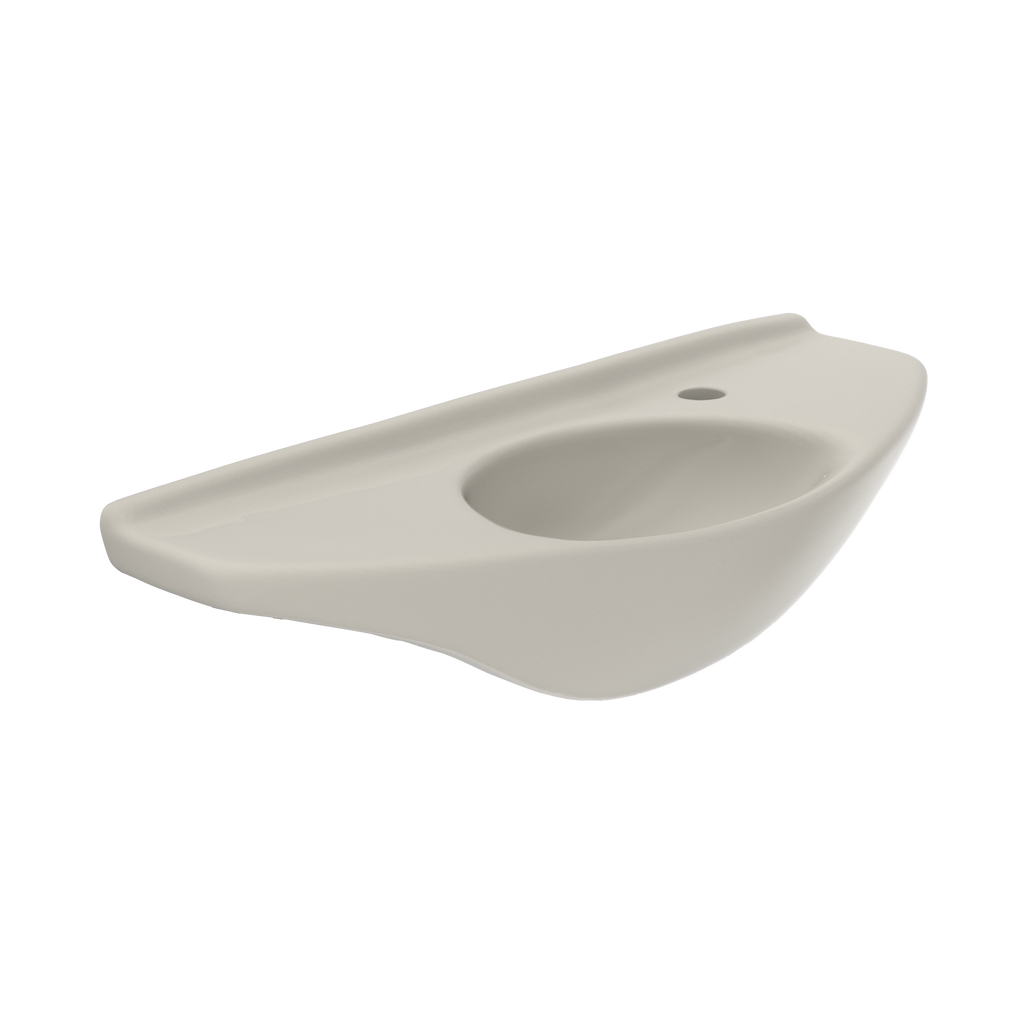 TOTO LT650G#12 Oval Wall-Mount Bathroom Sink With Cefiontect - Sedona Beige